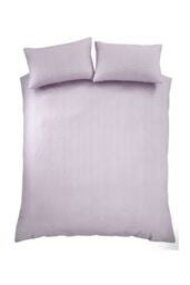 Catherine Lansfield 'Heatset Wave' Duvet Cover Set in Lilac - Size: King - thumbnail 5