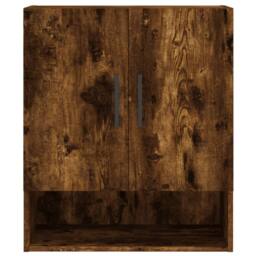 Berkfield Home Wall Cabinet Smoked Oak 60x31x70 cm Engineered Wood in Brown - Size: 60 x 31 x 70 cm - thumbnail 5