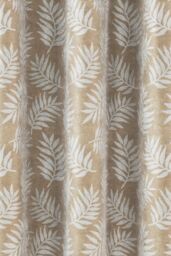 Enhanced Living Oakland Natural Leaf Pattern, Thermal, Room Darkening Pair of Curtains with Eyelet Top - Size: 117 cm width x 137 cm drop - thumbnail 3