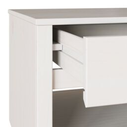 "Berkfield Home Coffee Table ""DRAMMEN"" White 99x55x45 cm Solid Wood Pine - Size: 99 x 55 x 45 cm" - thumbnail 9