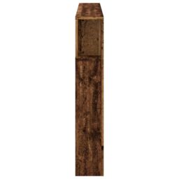 Berkfield Home LED Headboard Old Wood 160x18.5x103.5 cm Engineered Wood in Brown - thumbnail 7