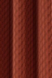 Enhanced Living Velvet Embossed Thermal Dimout Curtains for Bedroom & Living Room in Orange - Size: 117 cm width x 183 cm drop - thumbnail 3