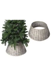KDMD Grey Willow Christmas Tree Skirt 70cm x 28cm - Size: 70 cm x 28 cm - thumbnail 2