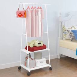 Kelvenix Heavy Duty Metal Clothes Rail white
