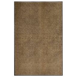 Berkfield Home Pliable Doormat Washable Brown 120x180 cm - thumbnail 2