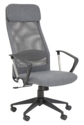 Orsina Brent High Back Mesh Home Office Chair in Silver - thumbnail 7