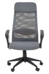 Orsina Brent High Back Mesh Home Office Chair in Silver - thumbnail 2