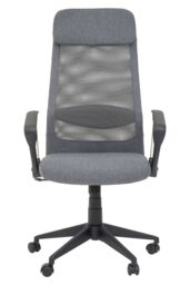 Orsina Brent High Back Mesh Home Office Chair in Silver - thumbnail 3