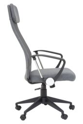 Orsina Brent High Back Mesh Home Office Chair in Silver - thumbnail 4