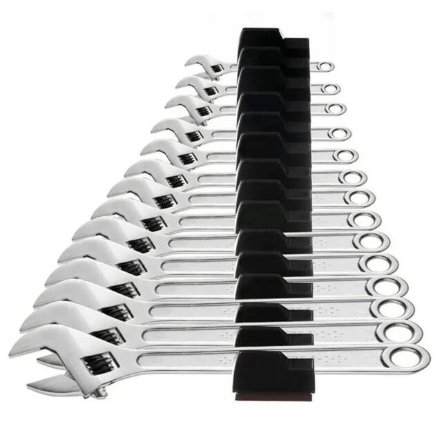 Nordara 80PCS Magnetic Wrench Organizer Widget Portable Tool Storage Shelf in Black - image 1