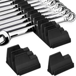 Nordara 80PCS Magnetic Wrench Organizer Widget Portable Tool Storage Shelf in Black - thumbnail 3