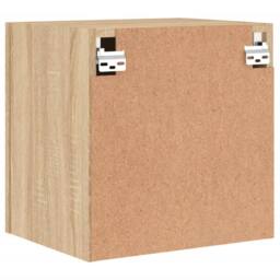 Berkfield Home TV Wall Cabinet Sonoma Oak 40.5x30x40 cm Engineered Wood in Light Tan - thumbnail 9