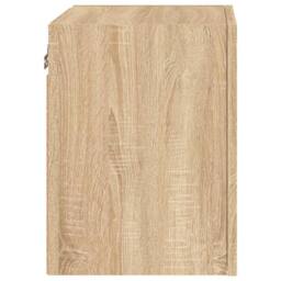 Berkfield Home TV Wall Cabinet Sonoma Oak 40.5x30x40 cm Engineered Wood in Light Tan - thumbnail 8