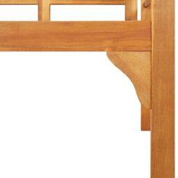Berkfield Home Garden Bench 125 cm Solid Wood Acacia in Brown - thumbnail 5