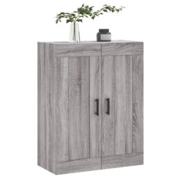 Berkfield Home Wall Mounted Cabinet Grey Sonoma 69.5x34x90 cm Engineered Wood - thumbnail 4