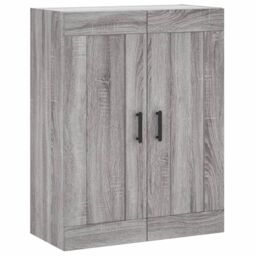 Berkfield Home Wall Mounted Cabinet Grey Sonoma 69.5x34x90 cm Engineered Wood - thumbnail 2