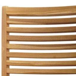 Berkfield Home Modern Garden Chairs Foldable 8 pcs Solid Wood Teak in Brown - thumbnail 9