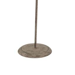 Lemon Pavilion Furniture and Decor Whitewashed Rustic Star on Stand - Metal - L9 x W13 x H43 cm - White - thumbnail 3
