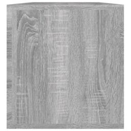 Berkfield Home Vinyl Storage Box Grey Sonoma 71x34x36 cm Engineered Wood - Size: 71 x 34 x 36 cm - thumbnail 4