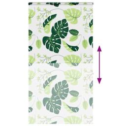 Berkfield Home Shower Roller Blind with Cassette 120x240 cm Fabric Width 116 cm in Green - thumbnail 5