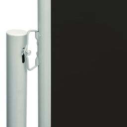 Berkfield Home Patio Retractable Side Awning 117x600 cm Black - thumbnail 3