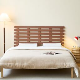 Nordlys Headboard 160 Wood Walnut Finish in Brown - Size: EU King - thumbnail 7