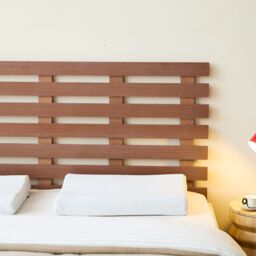 Nordlys Headboard 160 Wood Walnut Finish in Brown - Size: EU King - thumbnail 8