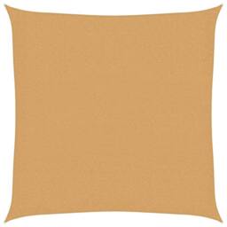 Berkfield Home Sunshade Sail 160 g/m¬≤ Square Sand 3x3 m HDPE in Tan - thumbnail 2