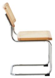 Orsina Cebu Elm Wood & Rattan Dining Chair in Silver - thumbnail 3