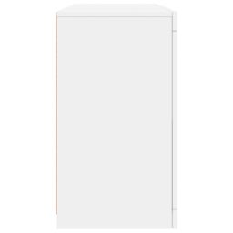 Berkfield Home Sideboard with LED Lights White 123x37x67 cm - Size: 123 x 37 x 67 cm - thumbnail 7