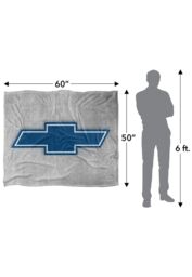 Chevrolet Simple Vintage Bowtie Silky Touch Super Soft Throw Blanket 152 X 127 cm in White - thumbnail 5