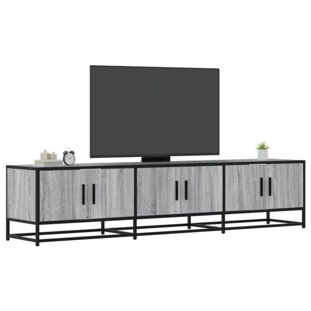 Berkfield Home TV Cabinet Grey Sonoma 180x35x41 cm Engineered Wood - Size: 180 x 35 x 41 cm - image 1