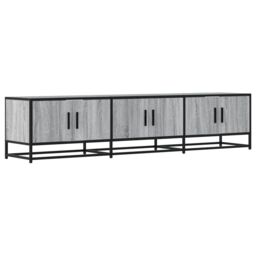 Berkfield Home TV Cabinet Grey Sonoma 180x35x41 cm Engineered Wood - Size: 180 x 35 x 41 cm - thumbnail 2