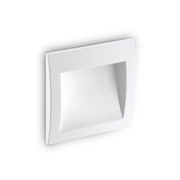 Netlighting Wire LED Outdoor Square Recessed Wall Light White IP65 3000K