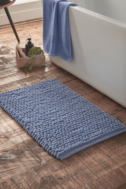 Bianca 'Aspen Bobble' Bath Mat in Blue - image 1