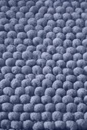 Bianca 'Aspen Bobble' Bath Mat in Blue - thumbnail 3