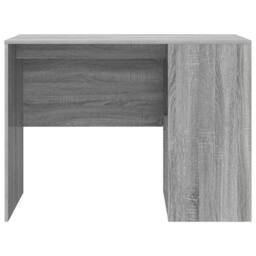 Berkfield Home Modern Writing Desk Grey Sonoma Wood Standard Storage - thumbnail 5