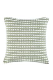 Catherine Lansfield 'Stab Stitch' Cushion in Green - Size: 43 cm x 43 cm - thumbnail 5
