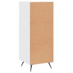 Berkfield Home Sideboard High Gloss White 34.5x34x90 cm Engineered Wood - thumbnail 8