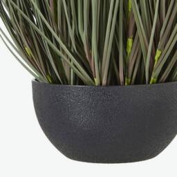 Lemon Pavilion Furniture and Decor Large Fountain Grass Plant in Pot - Plastic - Height 81 cm - Green - thumbnail 4