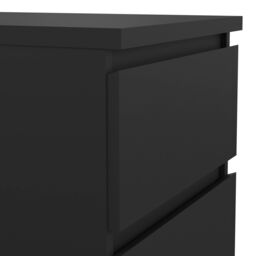 Furniture To Go Naia Narrow Chest of 5 Drawers in Black - thumbnail 7