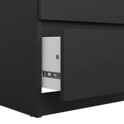 Furniture To Go Naia Narrow Chest of 5 Drawers in Black - thumbnail 8