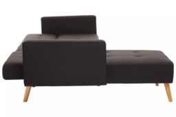 Orsina Comfortable Hagen Grey Large Corner Sofa Bed, Functional Pull Out Sofa Bed For Livingroom, Modern Sofa Bed in Black - thumbnail 6