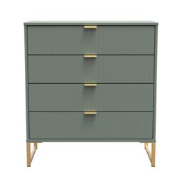 Ready Assembled 2 U Bexley 4 Drawer Chest (Ready Assembled) in Pale Green