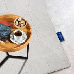 THE RUGS Villeroy & Boch 1906 Wool Rug Ursule Handwoven High Low Pile in White - Size: 80 cm x 150 cm - thumbnail 5