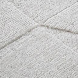 THE RUGS Villeroy & Boch 1906 Wool Rug Ursule Handwoven High Low Pile in White - Size: 80 cm x 150 cm - thumbnail 2