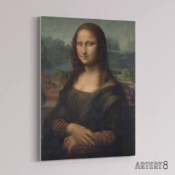 "Artery8 Portrait of Mona Lisa del Giocondo da Vinci Canvas Wall Art - Size: W18"" x H24""" - thumbnail 2