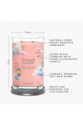 Yankee Candle Women's Signature Large Tumbler Watercolour Skies in Pink - thumbnail 5