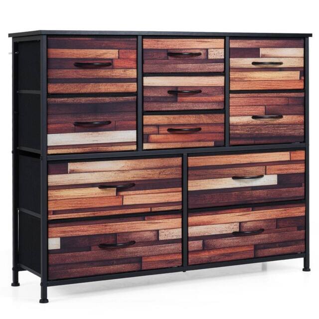 Kelvenix 11-Drawer Dresser Tall Storage Chest in Black - Size: 0.6m2 - image 1