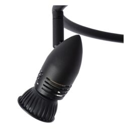 Lucide 'CARO' Dimmable Stylish Tiltable Adjustable Ceiling Spotlight 3xGU10 in Black - thumbnail 5